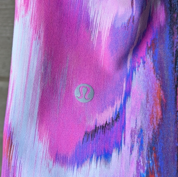 Lululemon Wunder Train High Rise Leggings 28" Digital Current Pink Multi Size 6 - Picture 5 of 10